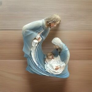 Holy Family Nativity Figurine‎ Resin Mary Joseph Baby Jesus Christmas Decor